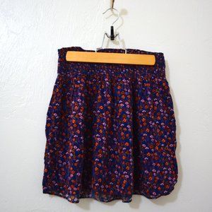 Floral Mini Skirt
